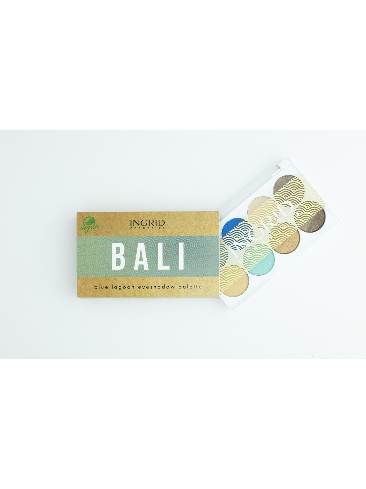 Očné tiene bali - blue lagoon
