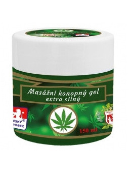 Konopný gél cannabis - 150ml - extra silný