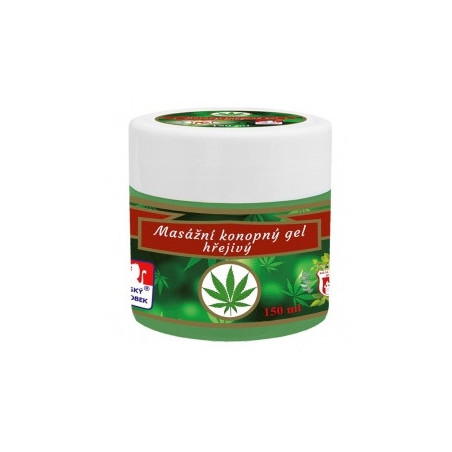 Konopný gél cannabis - 150ml - hrejivý