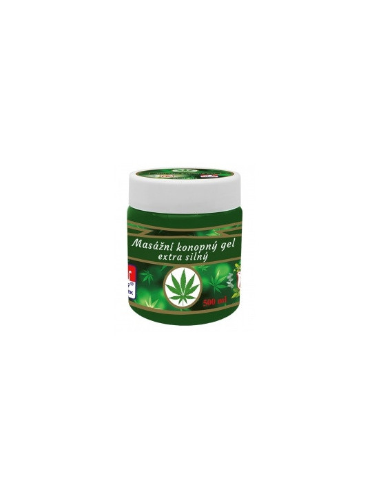 Konopný gél cannabis - 500ml - extra silný