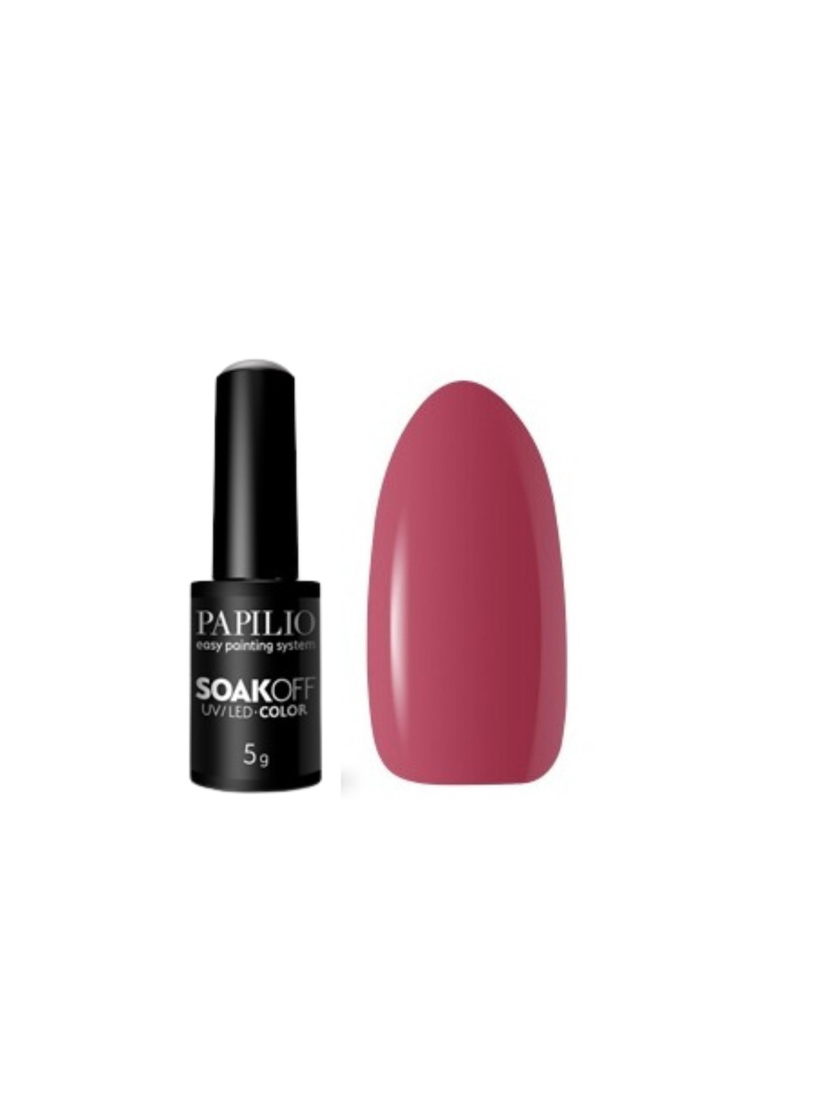 Gél lak- 5ml - dusty rose 5