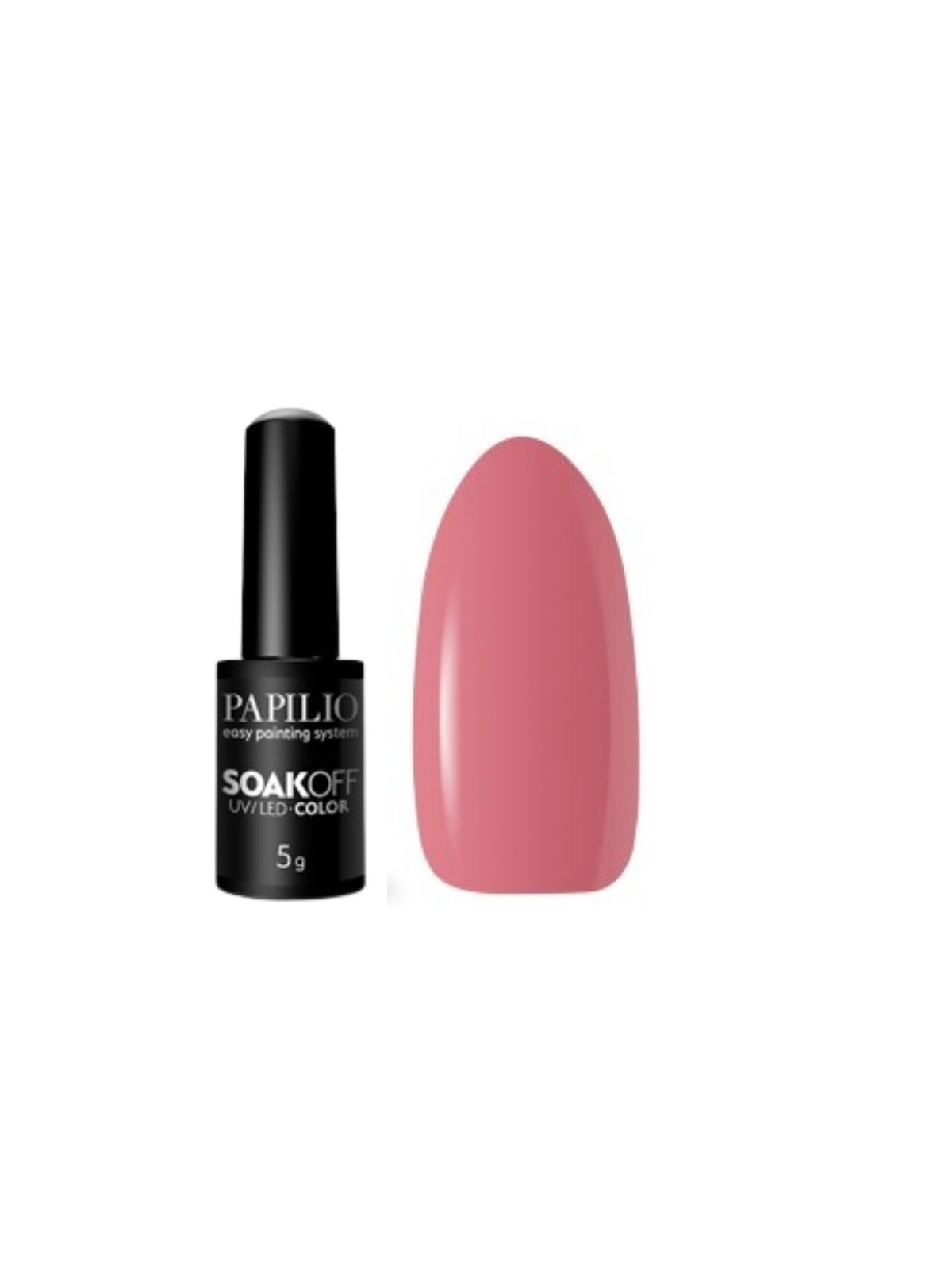 Gél lak- 5ml - dusty rose 6
