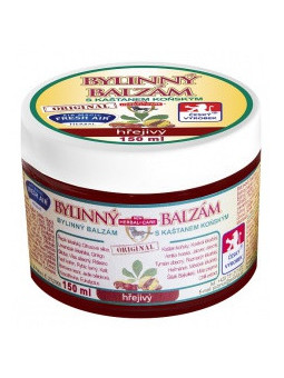 Bylinný balzam s gaštanom konským 150 ml hrejivý