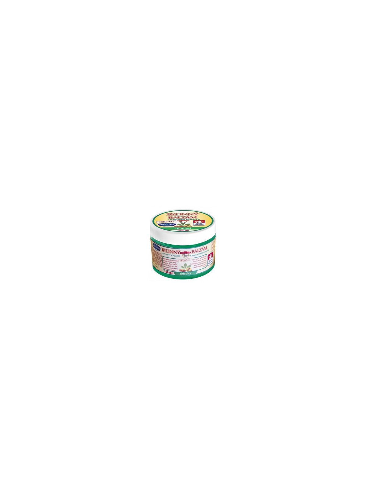 Bylinný balzam s gaštanom konským 150 ml s konope