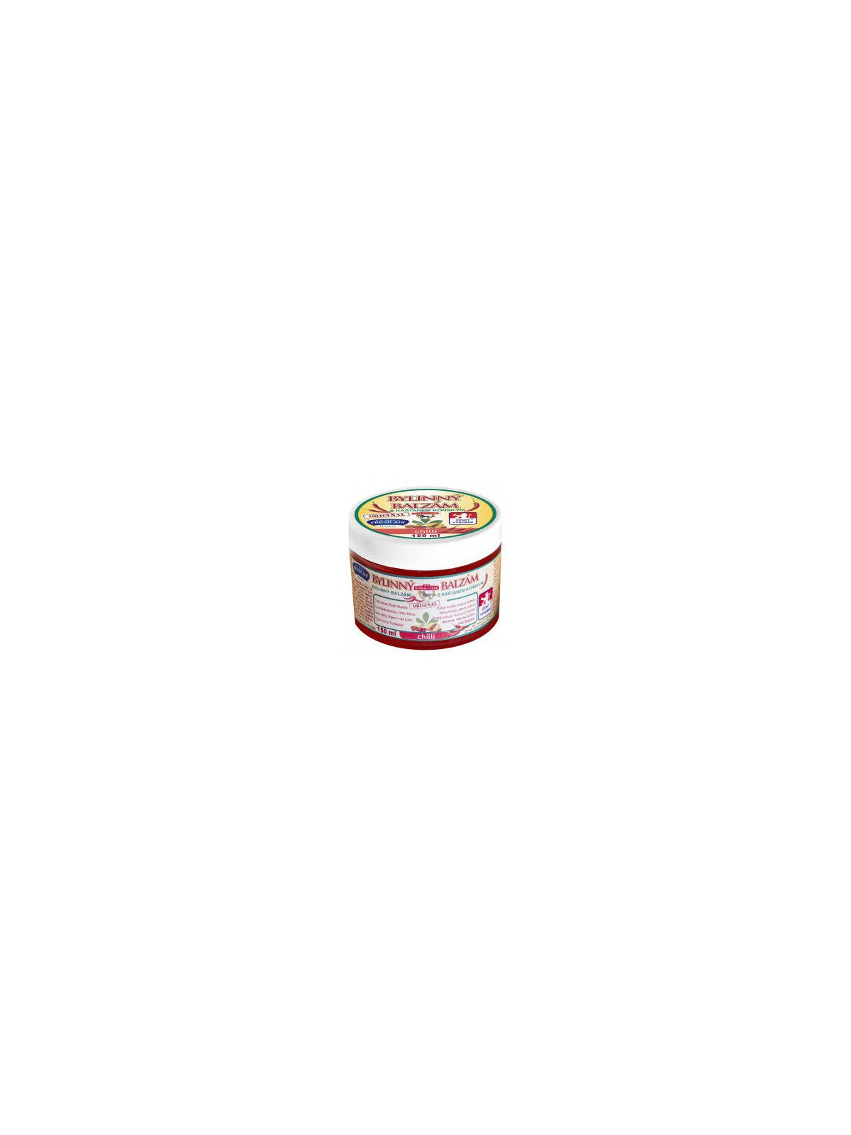 Bylinný balzám s kaštanom koňským 150 ml s chilli