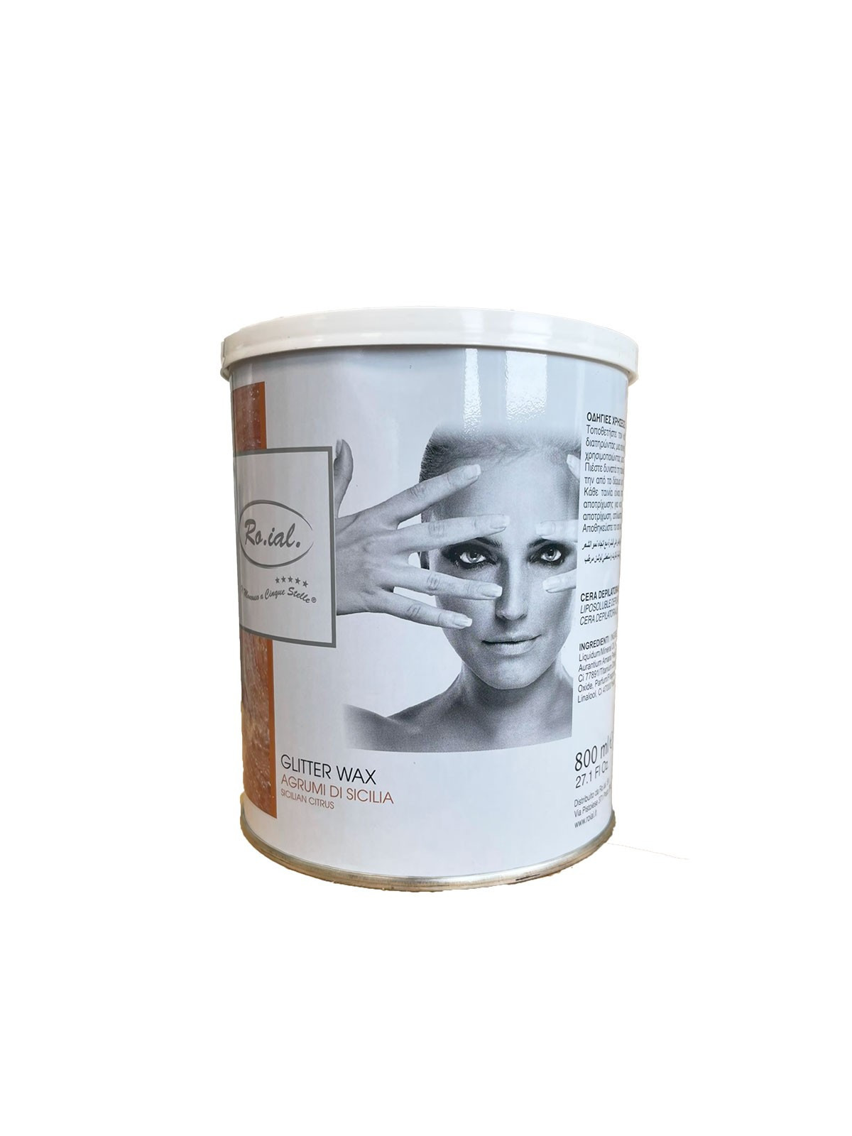 Depilačný vosk- glitter wax pistacchio 800ml