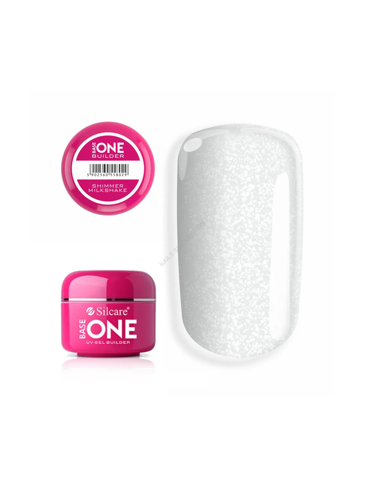 Gél na nechty - shimmer - milkshake- 50g