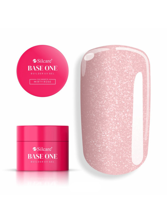 Gél na nechty - shimmer - misty rose- 50g