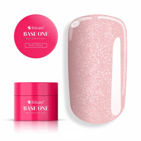 Gél na nechty - shimmer - misty rose- 50g