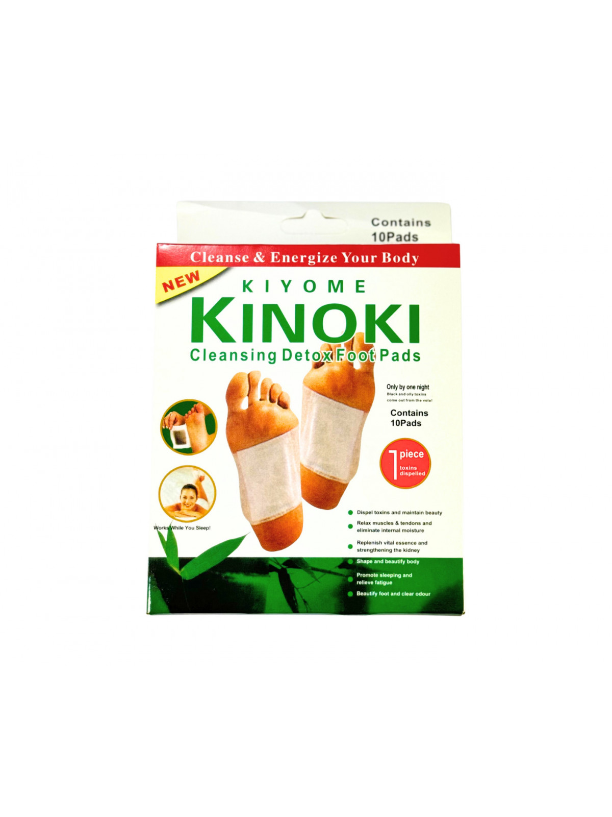 Detoxikačné náplasti Kinoki 10 kusov