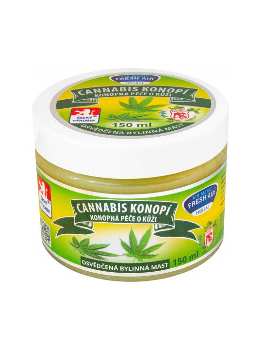 Bylinná masť 150ml-s konopným olejom