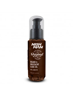 NISH MAN BEARD & MOUSTACHE CARE OIL 75ML