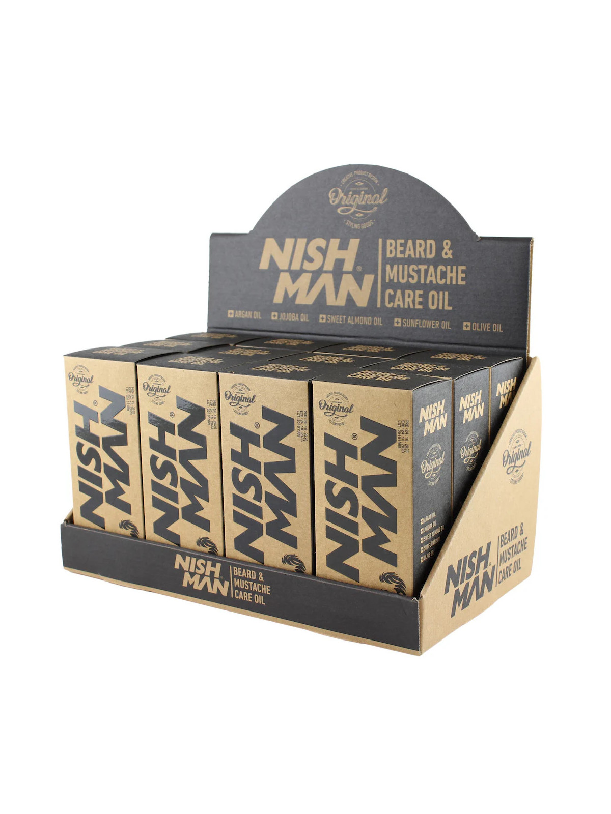 NISH MAN BEARD & MOUSTACHE CARE OIL 75ML