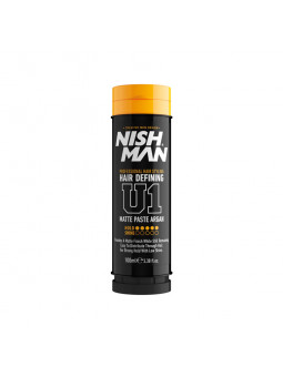 NISH MAN HAIR DEFINING U1 MATTE PASTE ARGAN 100ML
