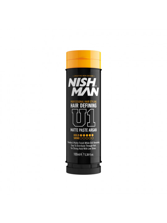 NISH MAN HAIR DEFINING U1 MATTE PASTE ARGAN 100ML