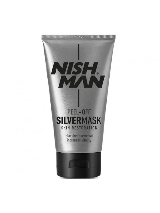NISH MAN FACE PEEL OFF MASK SILVER 150ML
