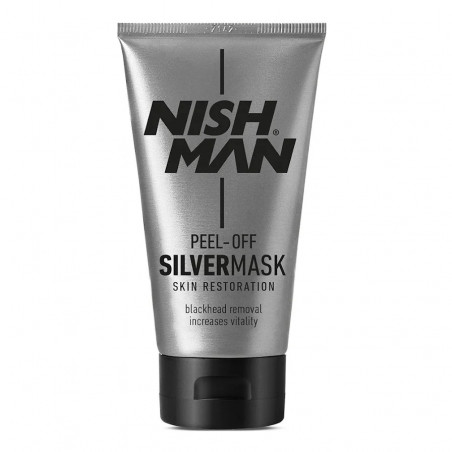 NISH MAN FACE PEEL OFF MASK SILVER 150ML