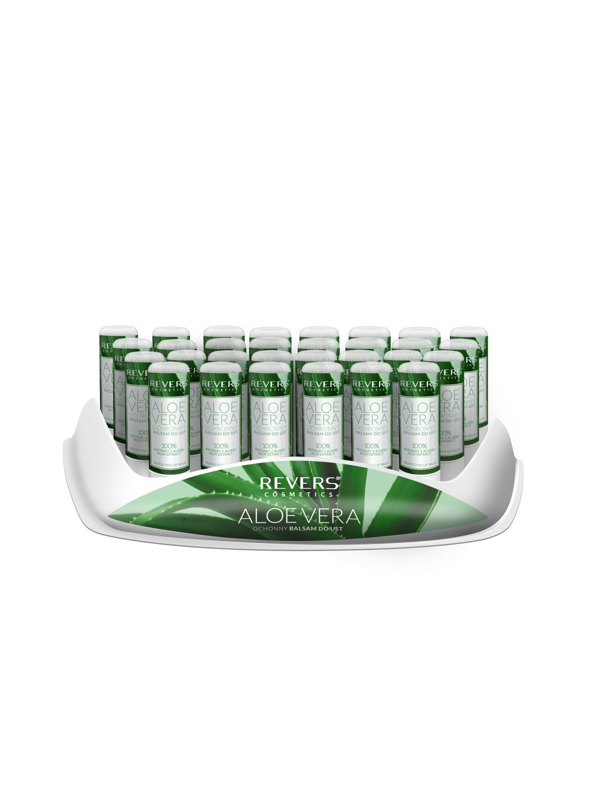 REVERS ALOE VERA Lippenpflegestift mit 100 % Aloe-Extrakt 4 g