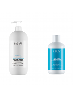 6.ZERO Doppelwirkendes Shampoo für fettige Kopfhaut, Schuppen & trockenes Haar