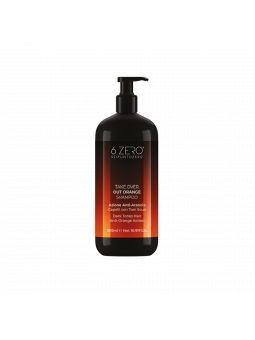 6.ZERO Anti-Orange Shampoo für dunkles Haar