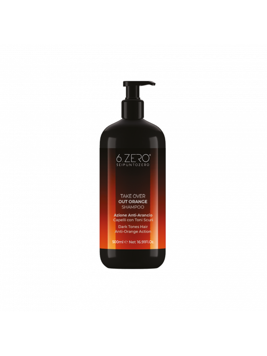 6.ZERO Anti-Orange Shampoo für dunkles Haar