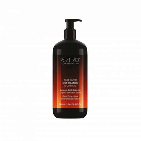 6.ZERO Anti-Orange Shampoo für dunkles Haar