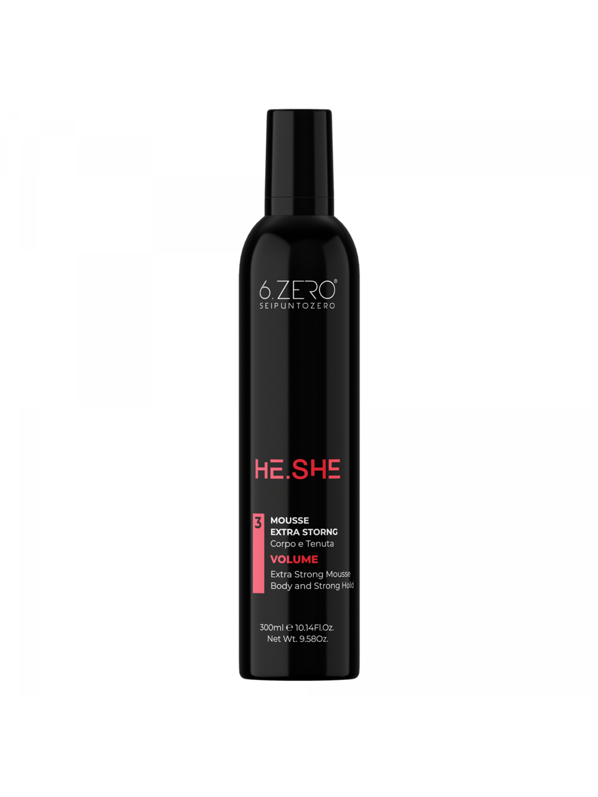 6.ZERO HE.SHE – EXTRA STARKER VOLUMEN-STYLING-SCHAUM