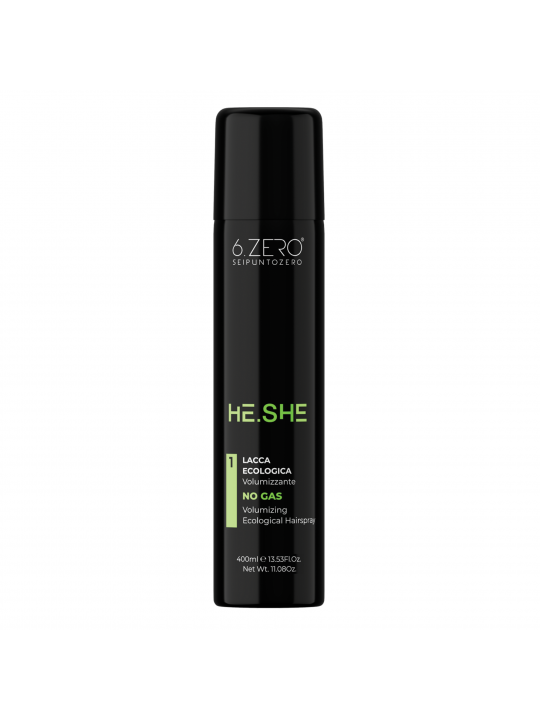6.ZERO HE.SHE – ÖKOLOGISCHES VOLUMEN-HAARSPRAY