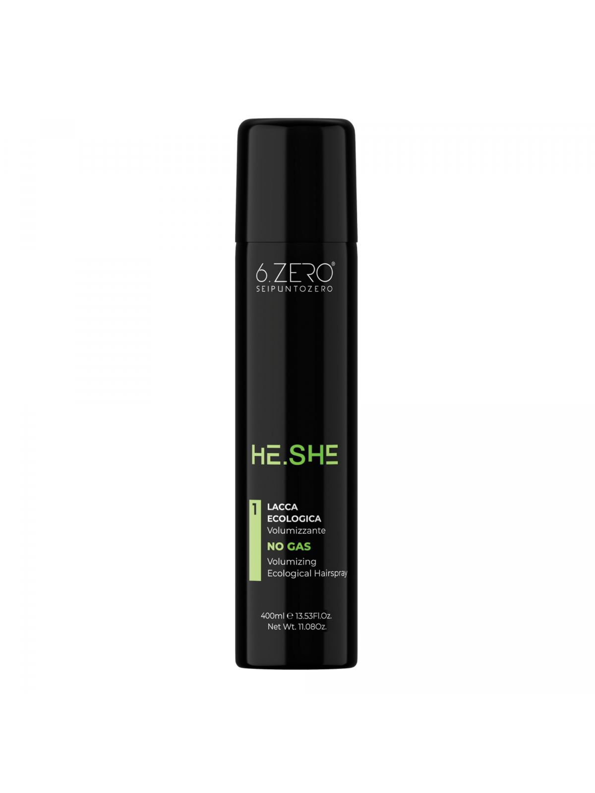 6.ZERO HE.SHE – ÖKOLOGISCHES VOLUMEN-HAARSPRAY