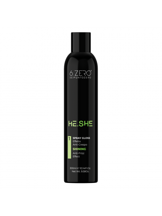 6.ZERO HE.SHE – ANTI-FRIZZ GLANZ-SPRAY