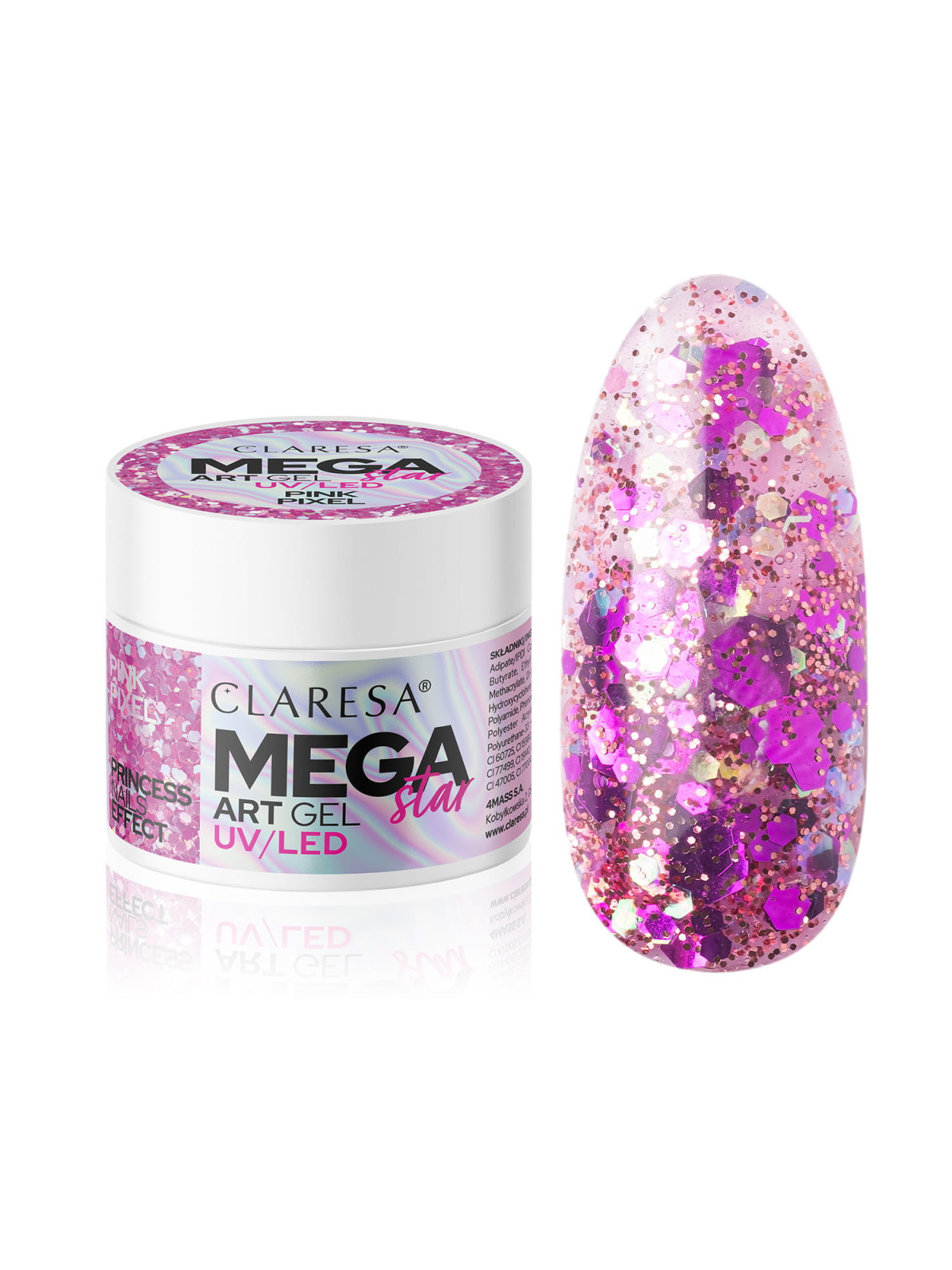 CLARESA MEGASTAR NAIL ART GEL