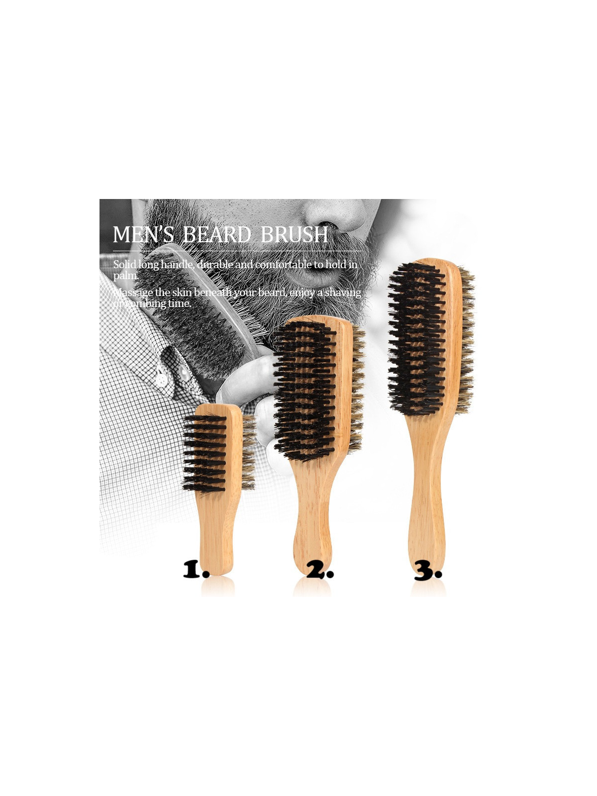 Barber hrebeň - na tvarovanie brady