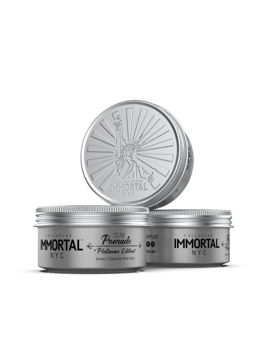 IMMORTAL NYC – Platinum Edition Cream Pomade 150 ml