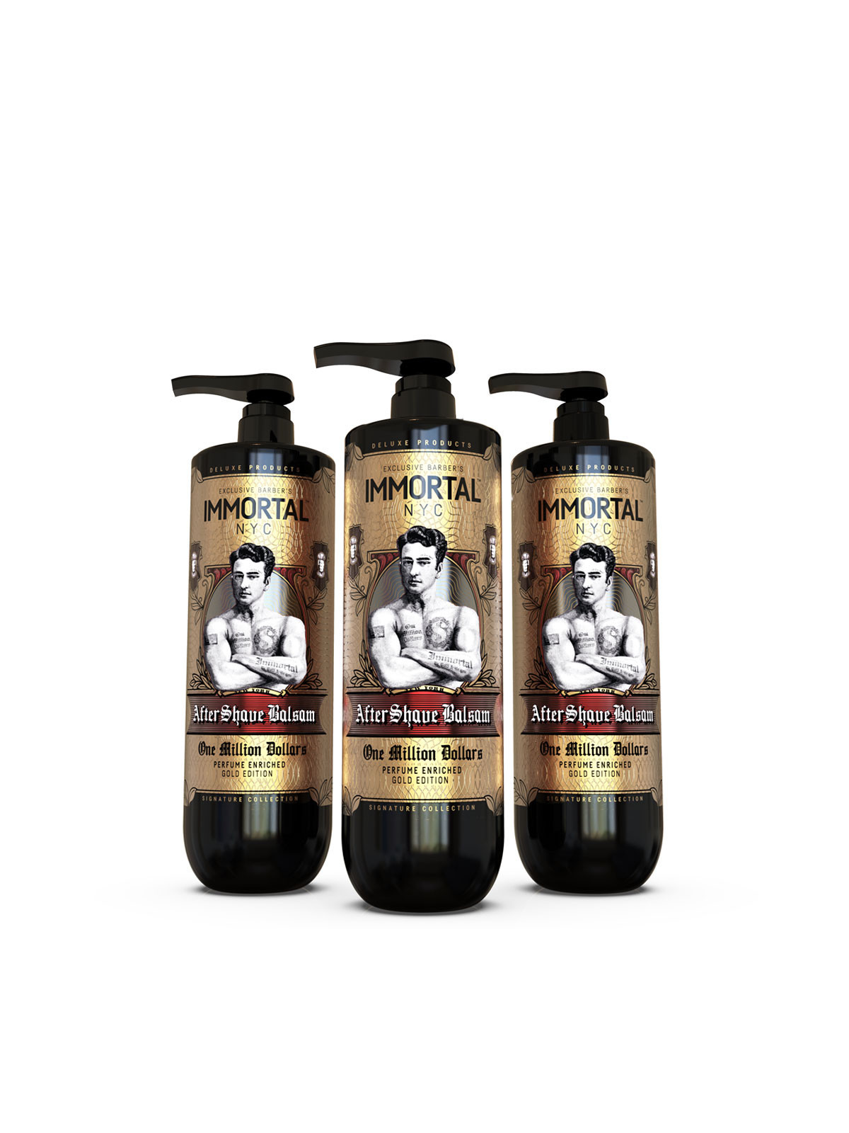 One Million Dollars Aftershave Balsam – 500 ml Immortal NYC