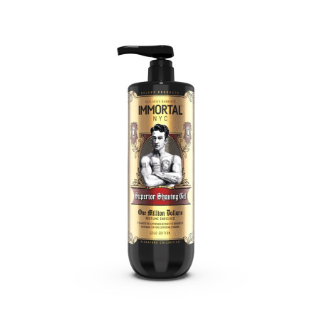 One Million Dollars Superior Shaving Gel – 1000 ml Immortal NYC