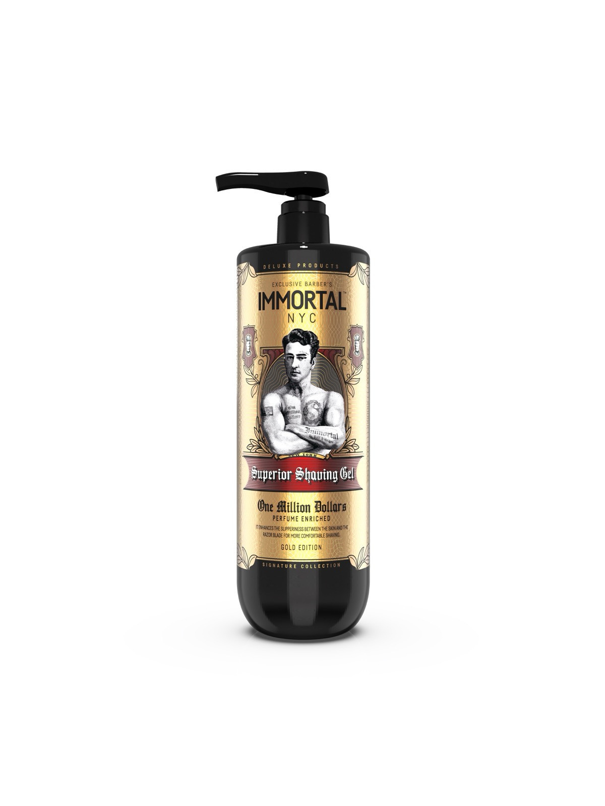 One Million Dollars Superior Shaving Gel – 1000 ml Immortal NYC
