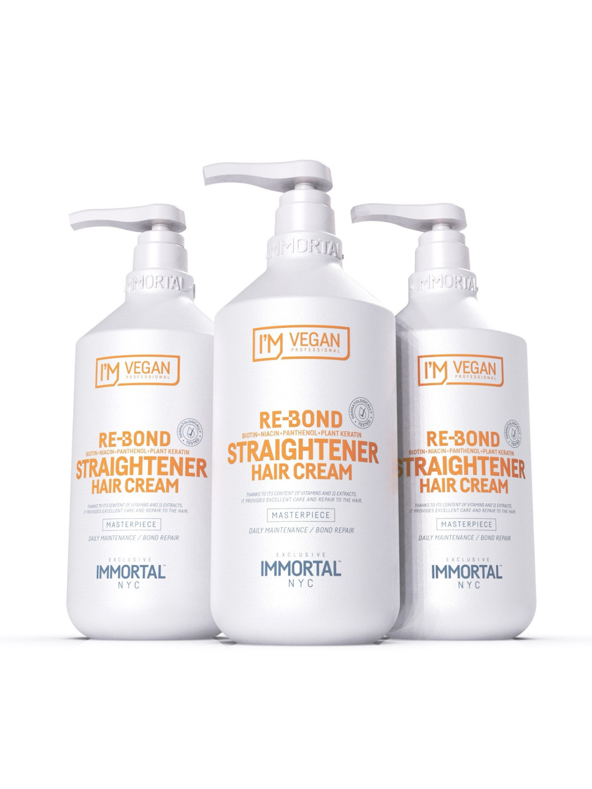 RE-BOND Haarglättungscreme – 1000 ml IMMORTAL NYC