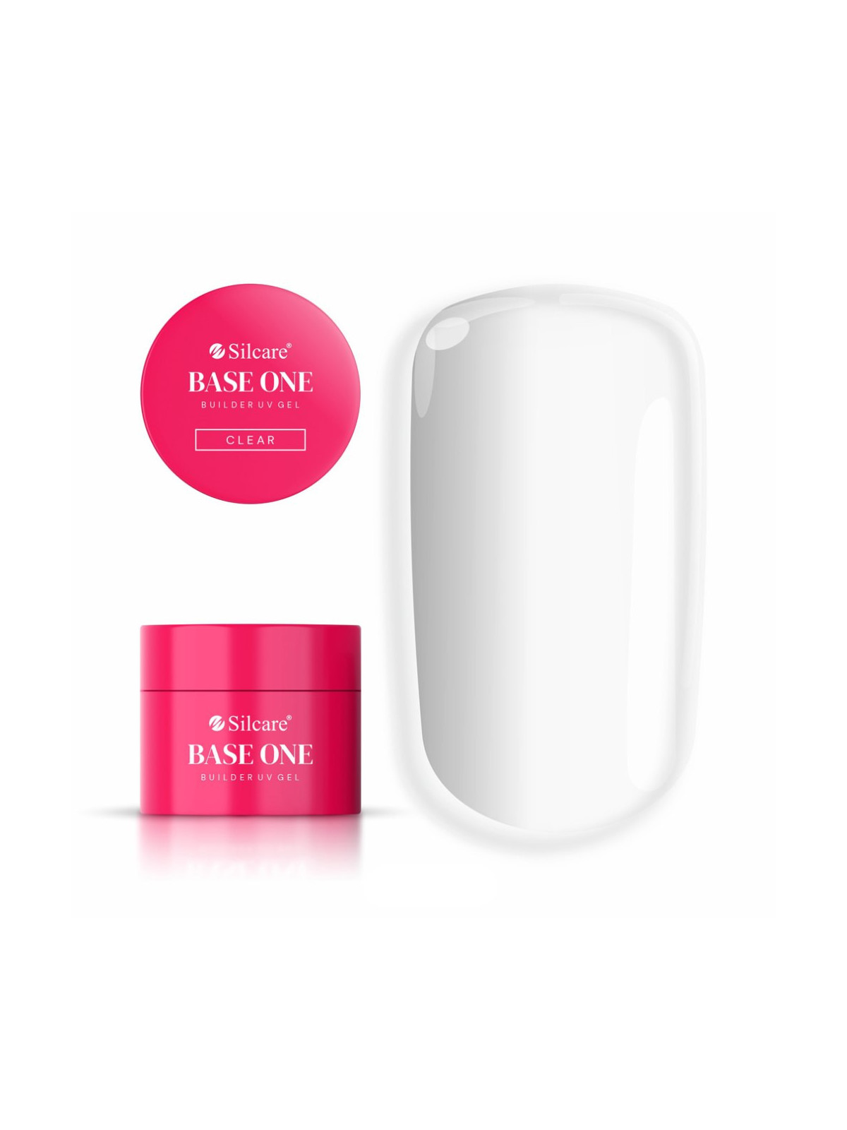 Silcare Base One Clear Aufbaugel UV transparent 50 und 100 g | JagaShop
