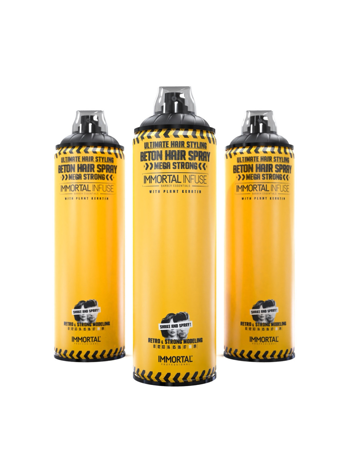 Beton Haarspray Mega Strong– 500 ml IMMORTAL INFUSE
