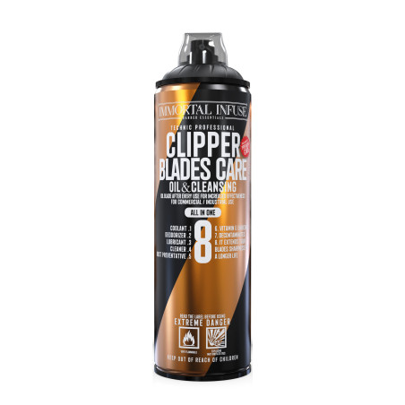 Clipper Blades Care – Öl & Reinigung 8 in 1 IMMORTAL INFUSE