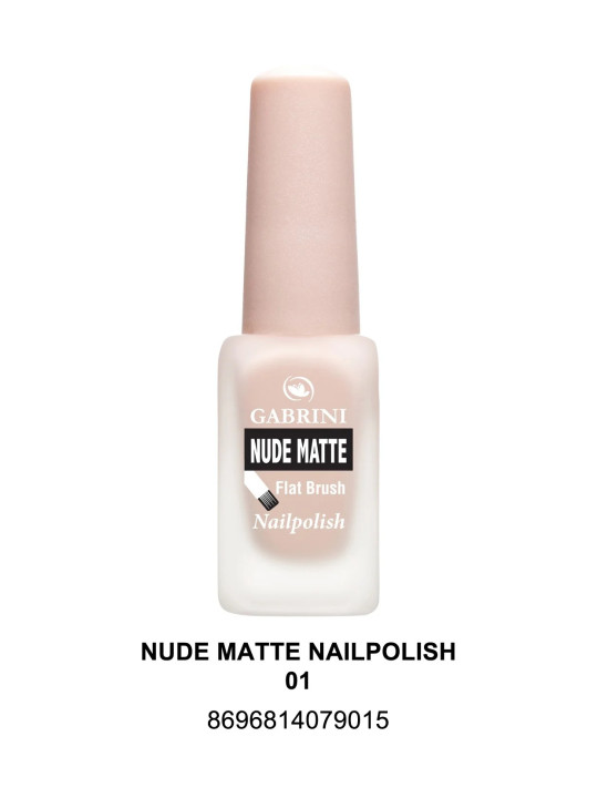 Gabrini Nude Matte Nail Polish 13ml