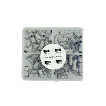 Kotúčiky mini do brúsky pieskové - 60pcs