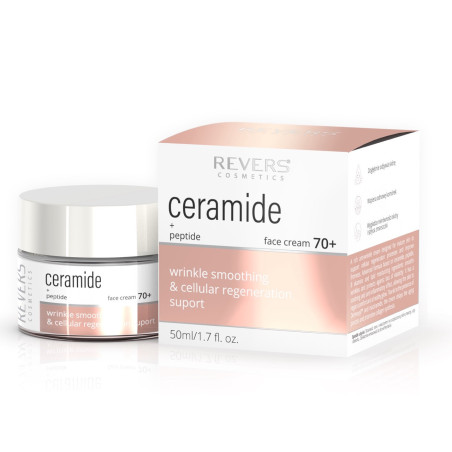 Gesichtscreme Ceramide und Peptide 70+ | JagaShop
