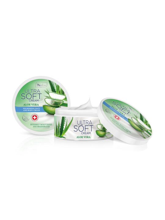 ULTRA-SANFTE PFLEGENDE CREME FÜR GESICHT UND KÖRPER MIT ALOE VERA 200 ml