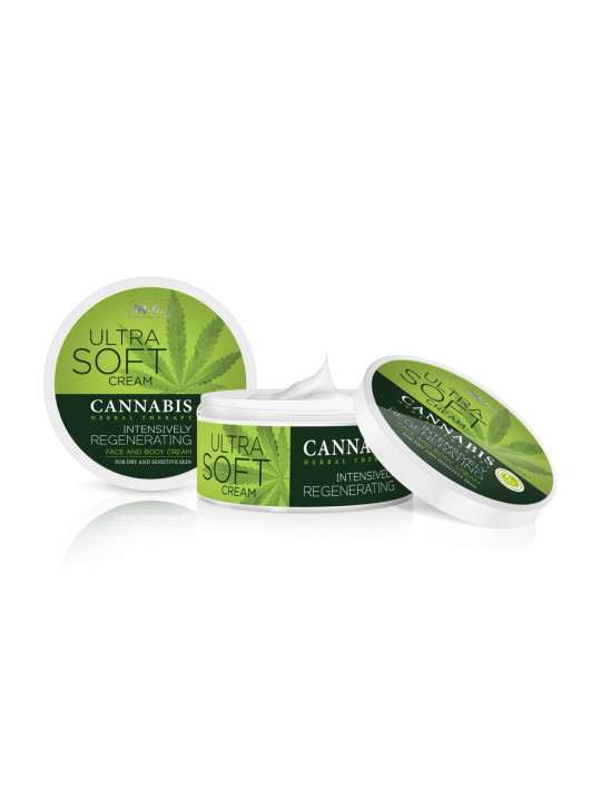 ULTRA-SANFTE REGENERIERENDE GESICHTS- UND KÖRPERCREME MIT CANNABIS 200 ml