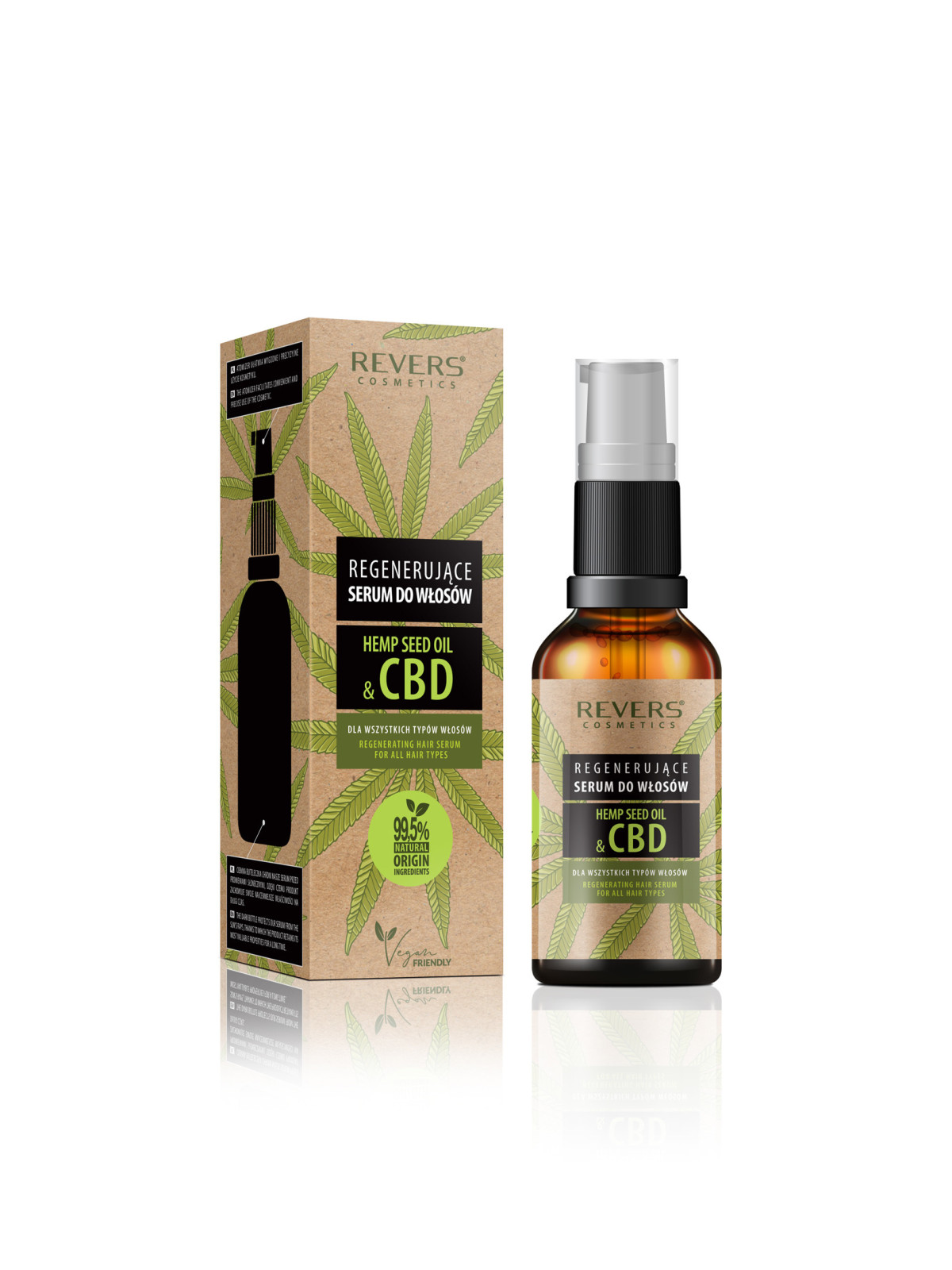 REGENERIERENDES HAARSERUM mit natürlichem CBD-Hanföl 50 ml