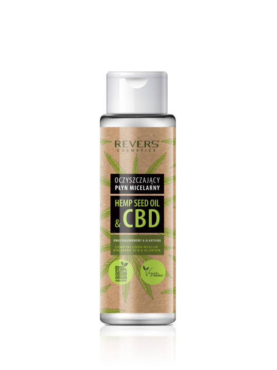 Reinigungsflüssigkeit mit natürlichem Hanföl und CBD 400 ml