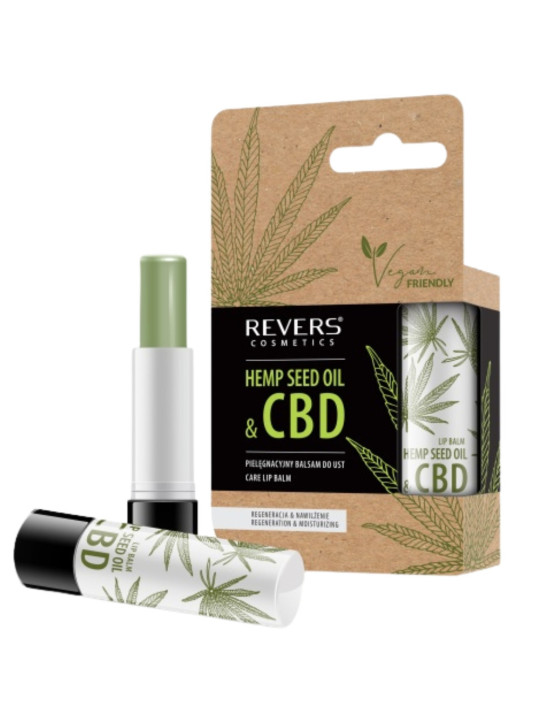 Nährstoffreicher Lippenbalsam mit natürlichem CBD-Hanföl