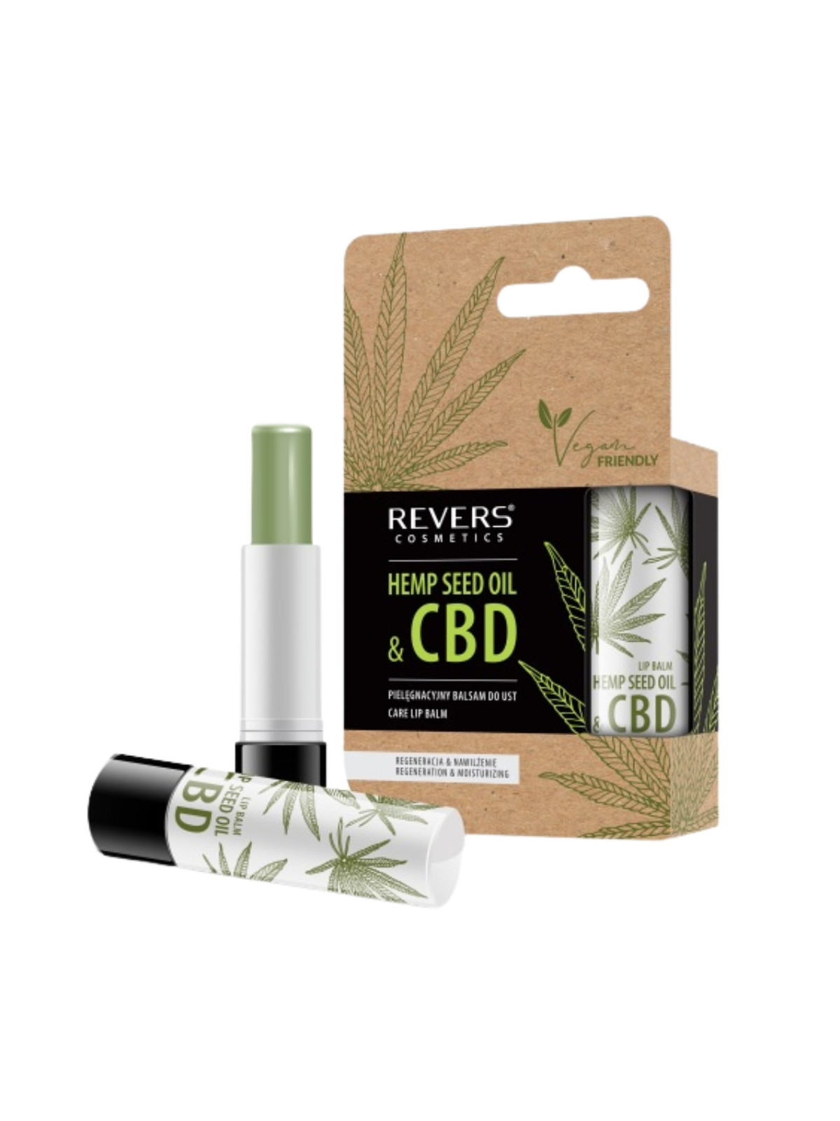Nährstoffreicher Lippenbalsam mit natürlichem CBD-Hanföl