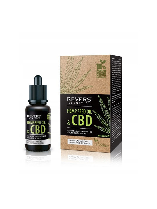 Natürliches feuchtigkeitsspendendes Hanföl für Gesicht, Körper und Haare mit CBD 15 ml